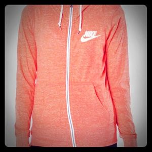 Women athletic zip up hoodie